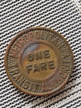 One Fare Metropolitan Transit Boston Token